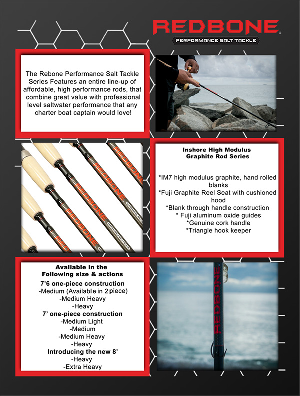 Hurricane Redbone fishing rods 